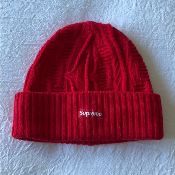 supreme knit beanie